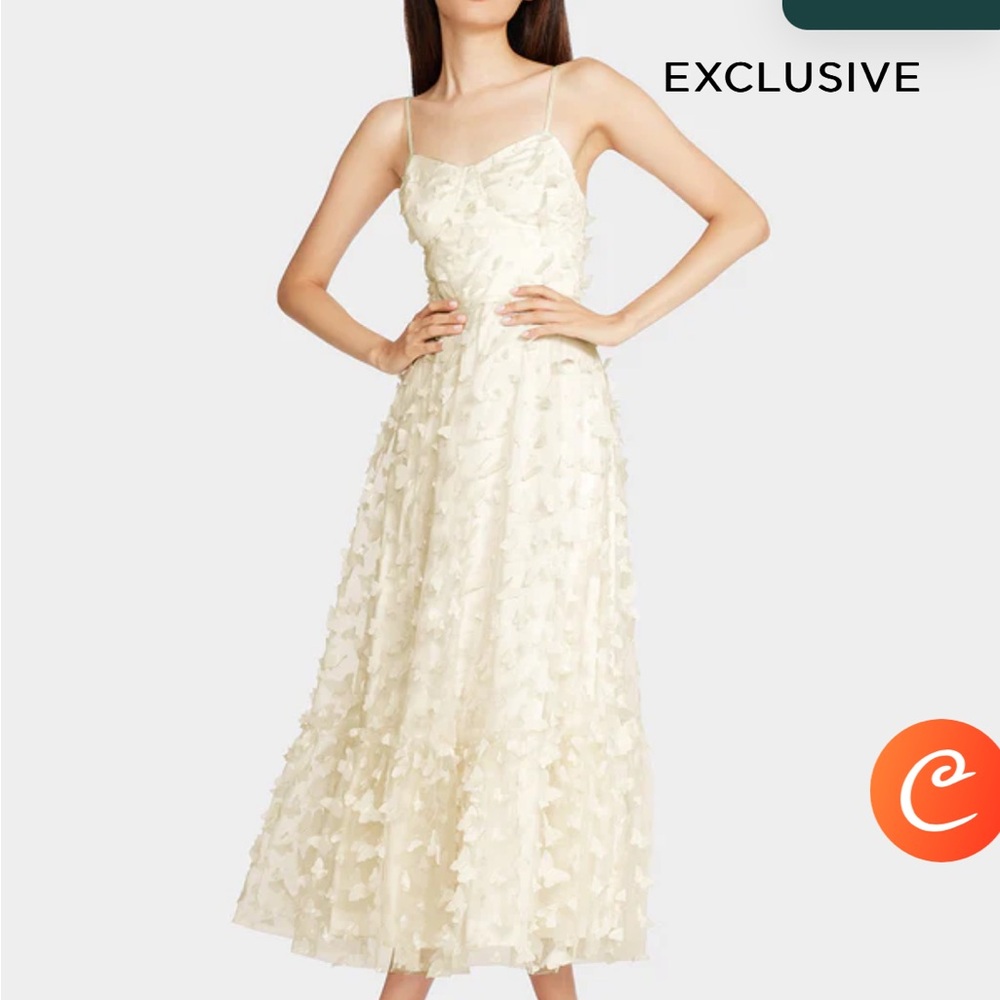 NWT Mable Applique Butterfly Dress